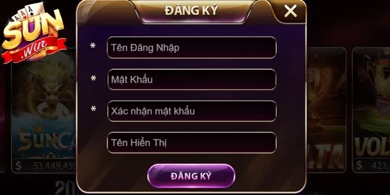 Chi tiết từng bước đăng ký Sunwin lần đầu cho bạn mới