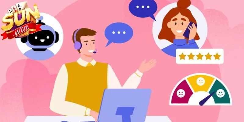 Hướng dẫn từng bước liên hệ qua live chat Sunwin